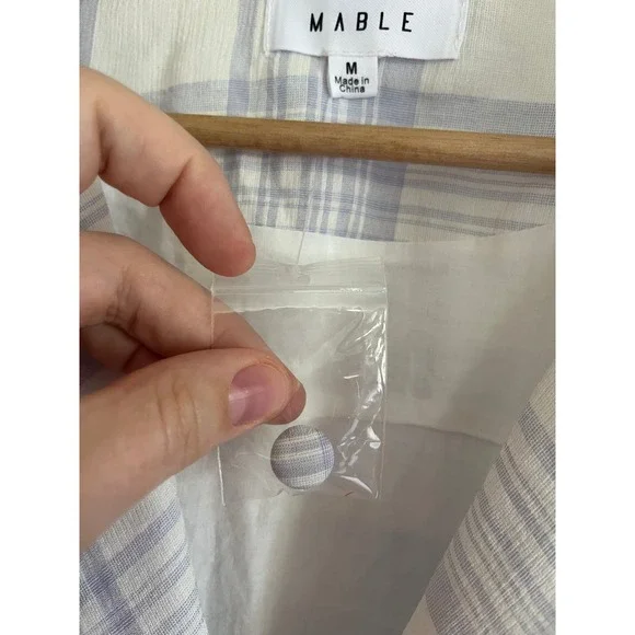 Mable Plaid Button Front Belted Mini Dress - Picture 4 of 7